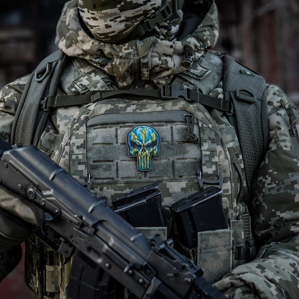 Нашивка M-Tac Punisher Тризуб Фото 2